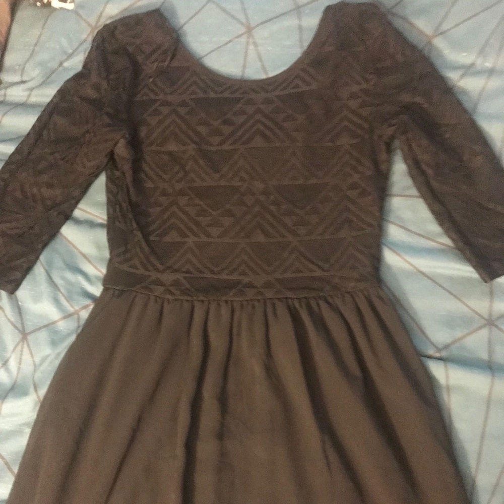 Black long sleeve dress